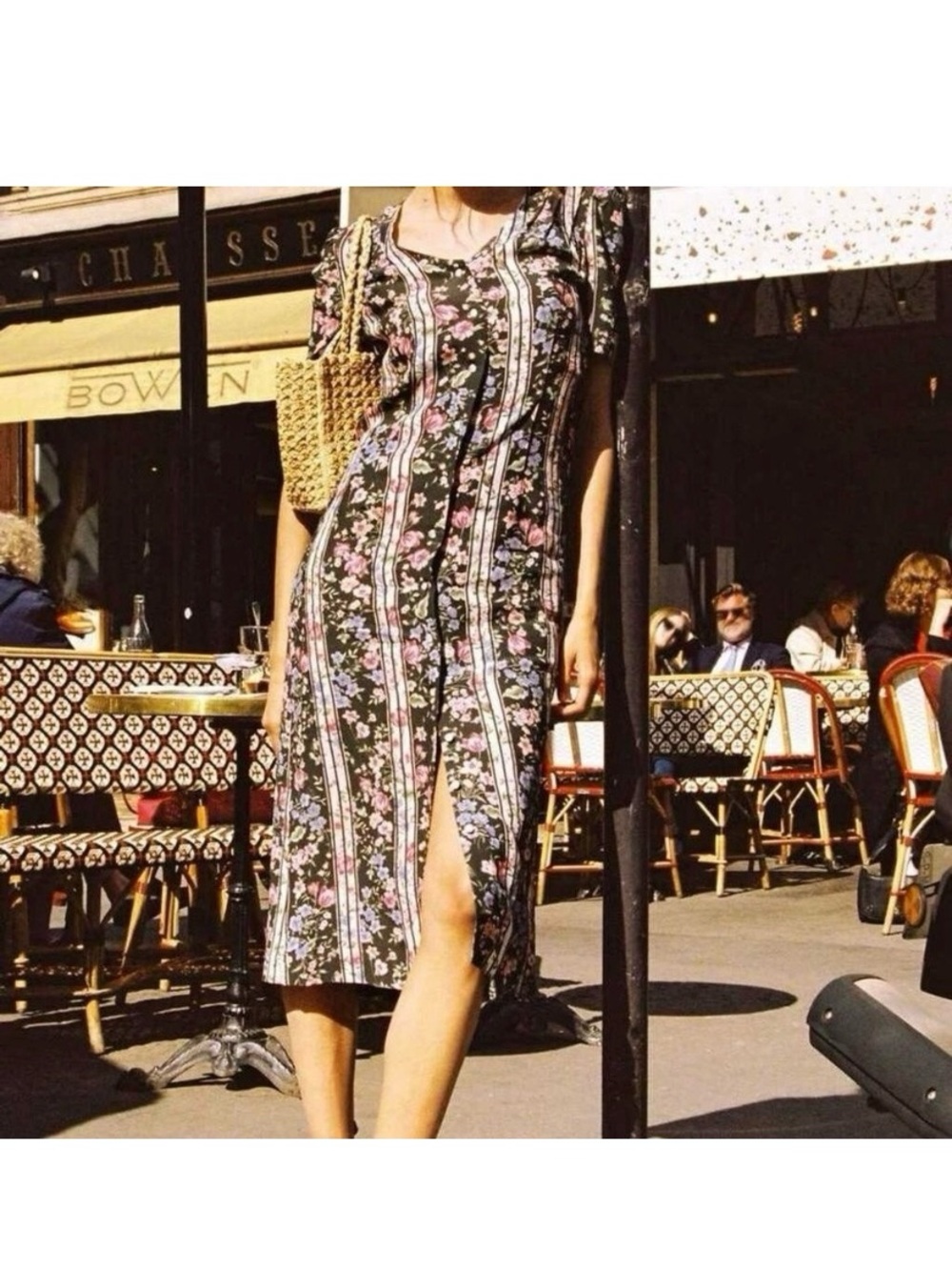 Rouje Floral Midi Dress (RARE)